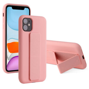 Liquid Silicone Stand Case for iPhone